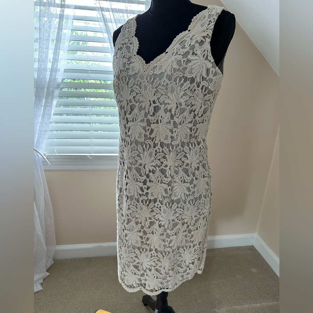 Ann Taylor summer embroidery dress